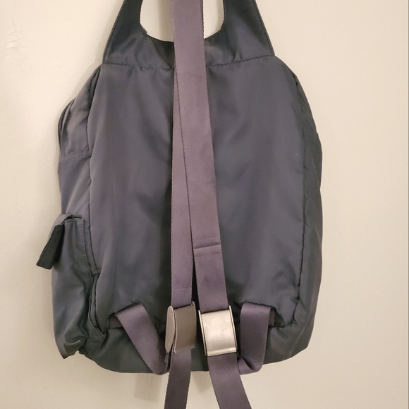 Kenneth Cole Reaction Gray Blue Spacey Y2K Mini Backpack - Picture 6 of 15